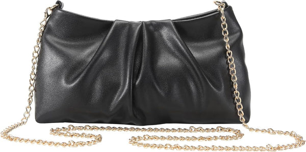 Flora Clutch Bag Black.