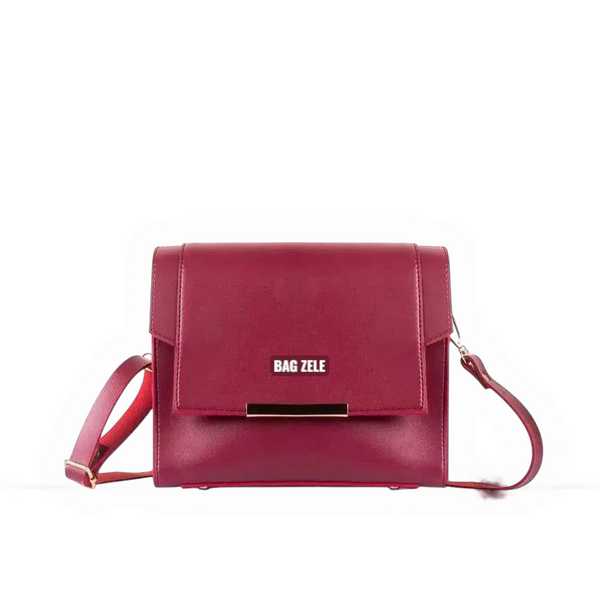 Bagzele Mehroon Crossbody Bag