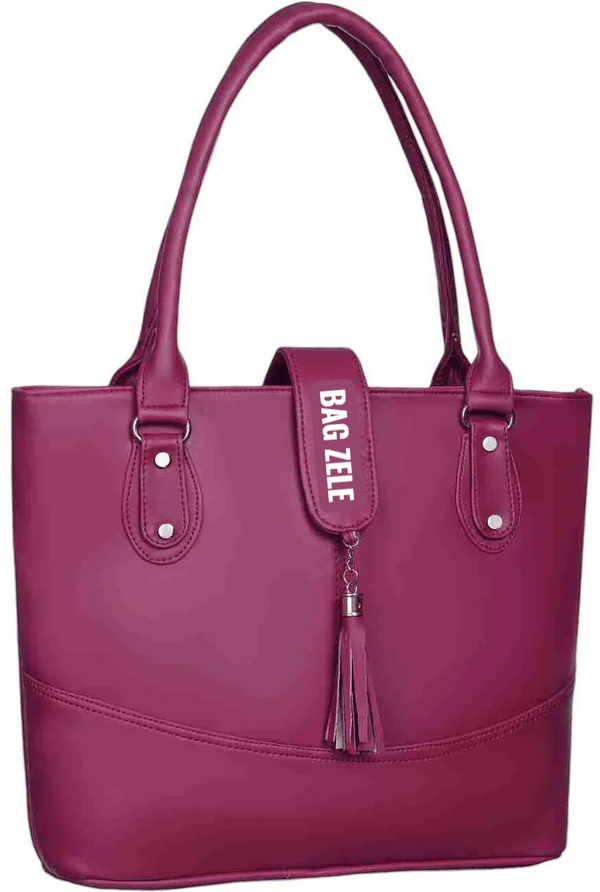 Bagzele Mehroon Grip – Stylish Carry Bag