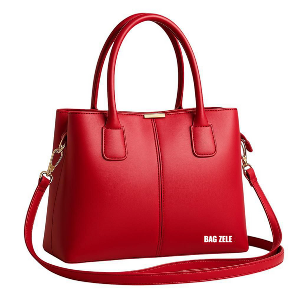 Bagzele Signature Red Shoulder Bag-Classic Edition